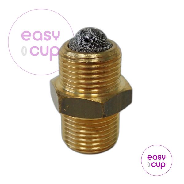 Фитинг прямой резьбовой с фильтром 3/8