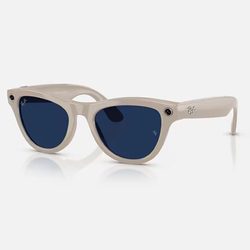 Ray-Ban Meta Skyler ( Цвет оправы - белый мел, цвет линз - сапфировый )