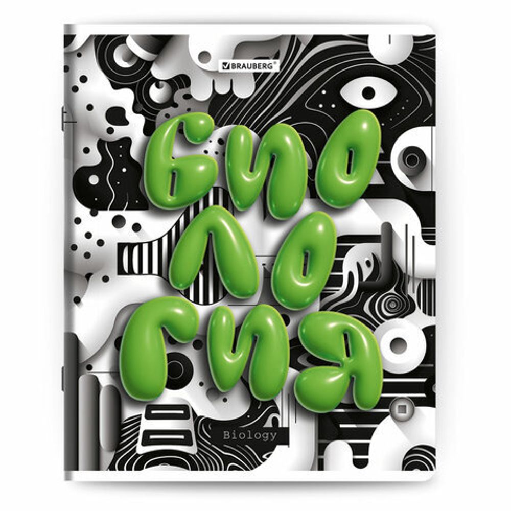 Тетради предметные, КОМПЛЕКТ 12 ПРЕДМЕТОВ, 48 л., глянцевый УФ-лак, BRAUBERG "3D LETTERS", 405169