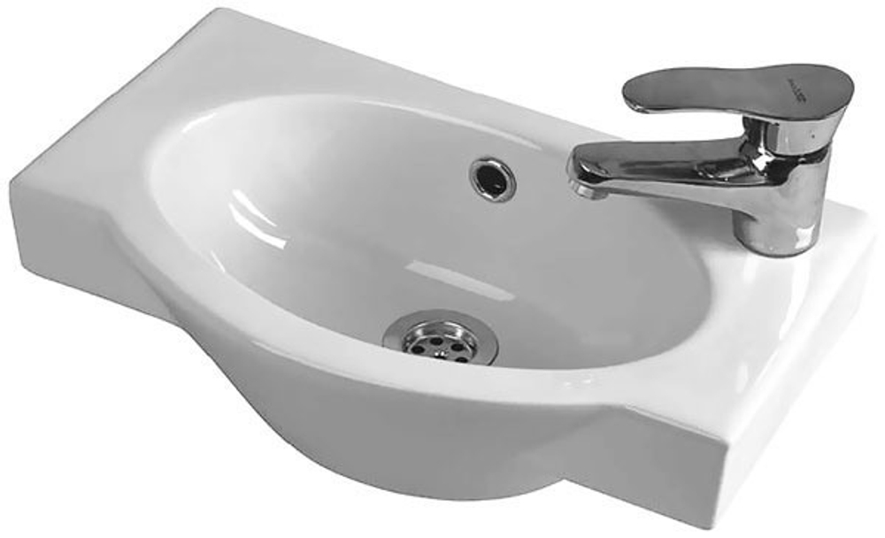 Раковина Santek Форум 45 отверстие под смеситель справа 1WH110545
