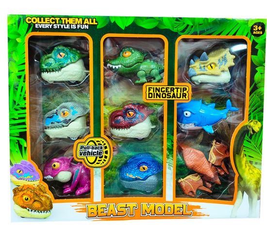 Набор инерционных динозавров 9в1