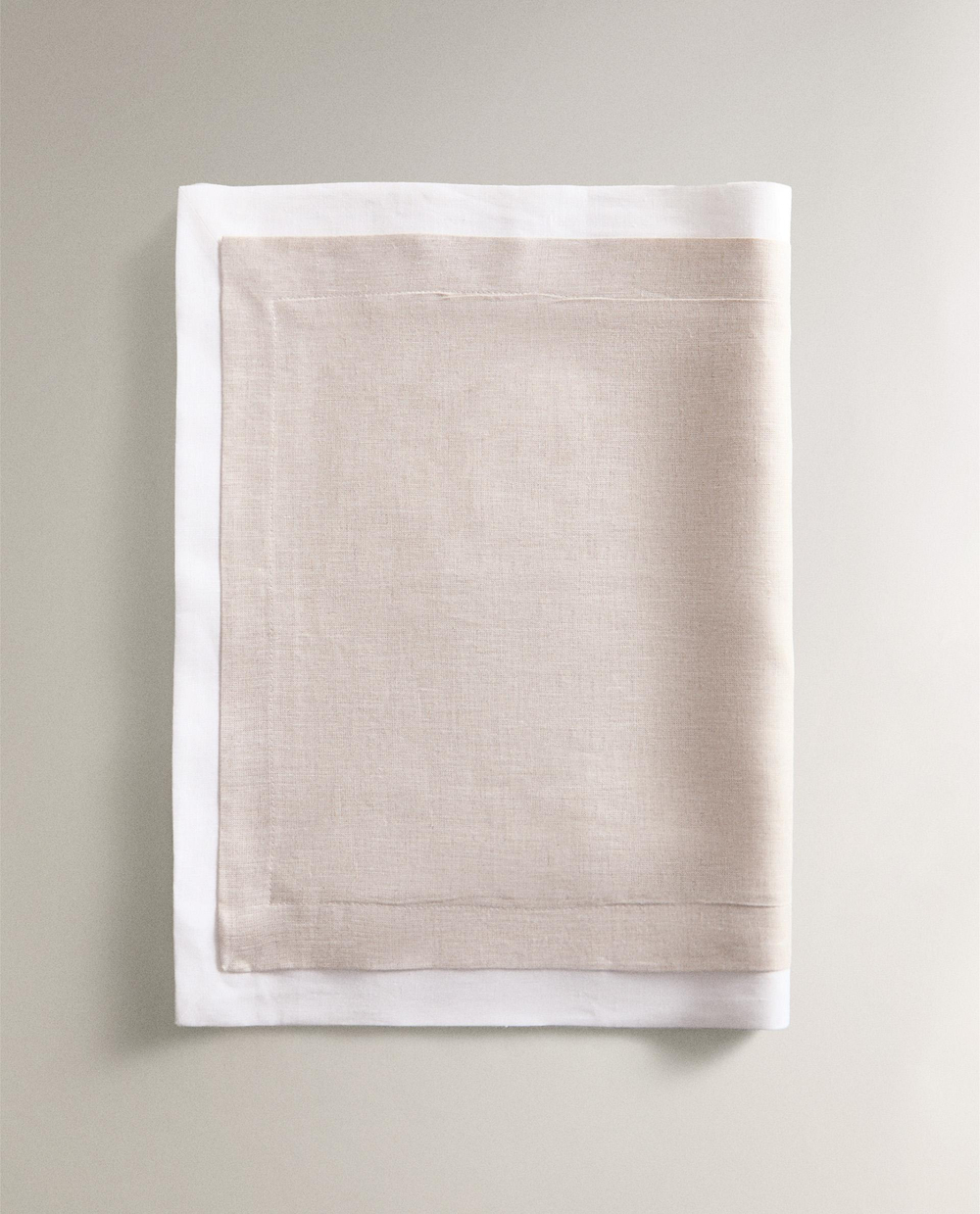 Zara Home дорожка на стол из льна, 160 50 см