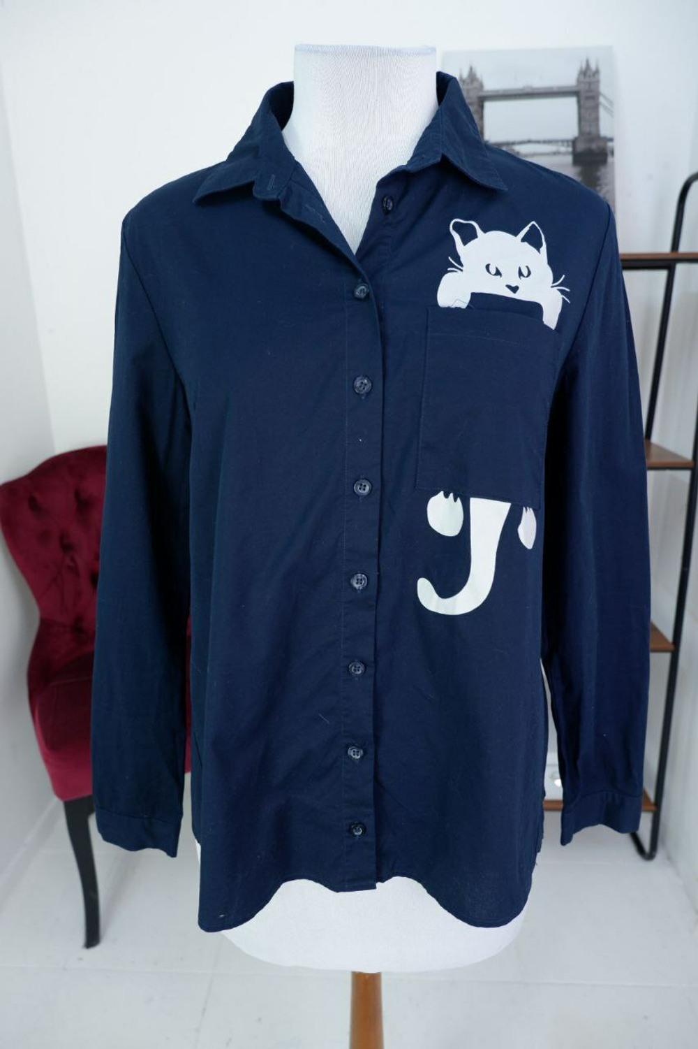 Блузка хлопковая оригинальная 44 размер