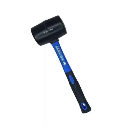 Киянка резин. 450г, черная резина. фиберглас.ручка VERTEXTOOLS 10-50-450