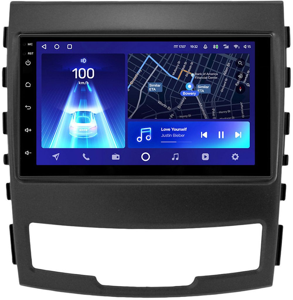 Магнитола для SsangYong Actyon II 2011-2013 - Teyes CC2 PLUS дисплей 7" на Android 10, ТОП процессор, 4G SIM-слот, 4/32 Гб