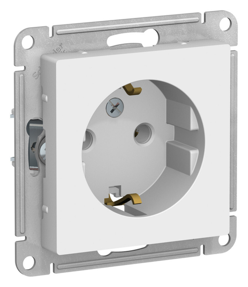 Atlas Design Розетка с/з, 16А, механизм, Лотос