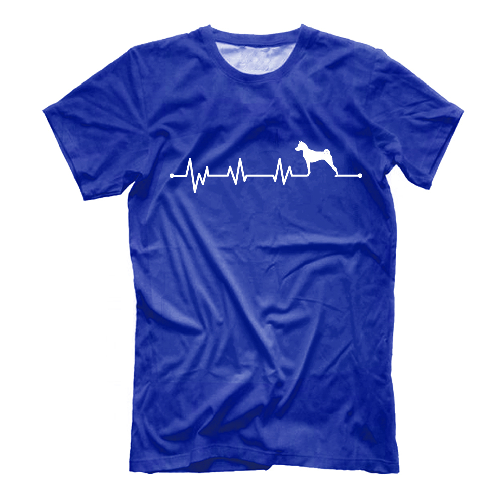 Футболка "Басенджи - сердечный ритм"