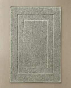 Zara Home - Нескользящий коврик для ванной из хлопка, синий, 55x80 см