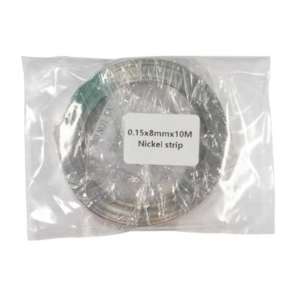 Никелированная лента для сварки и пайки аккумуляторов 0.15*8мм (10 метров)