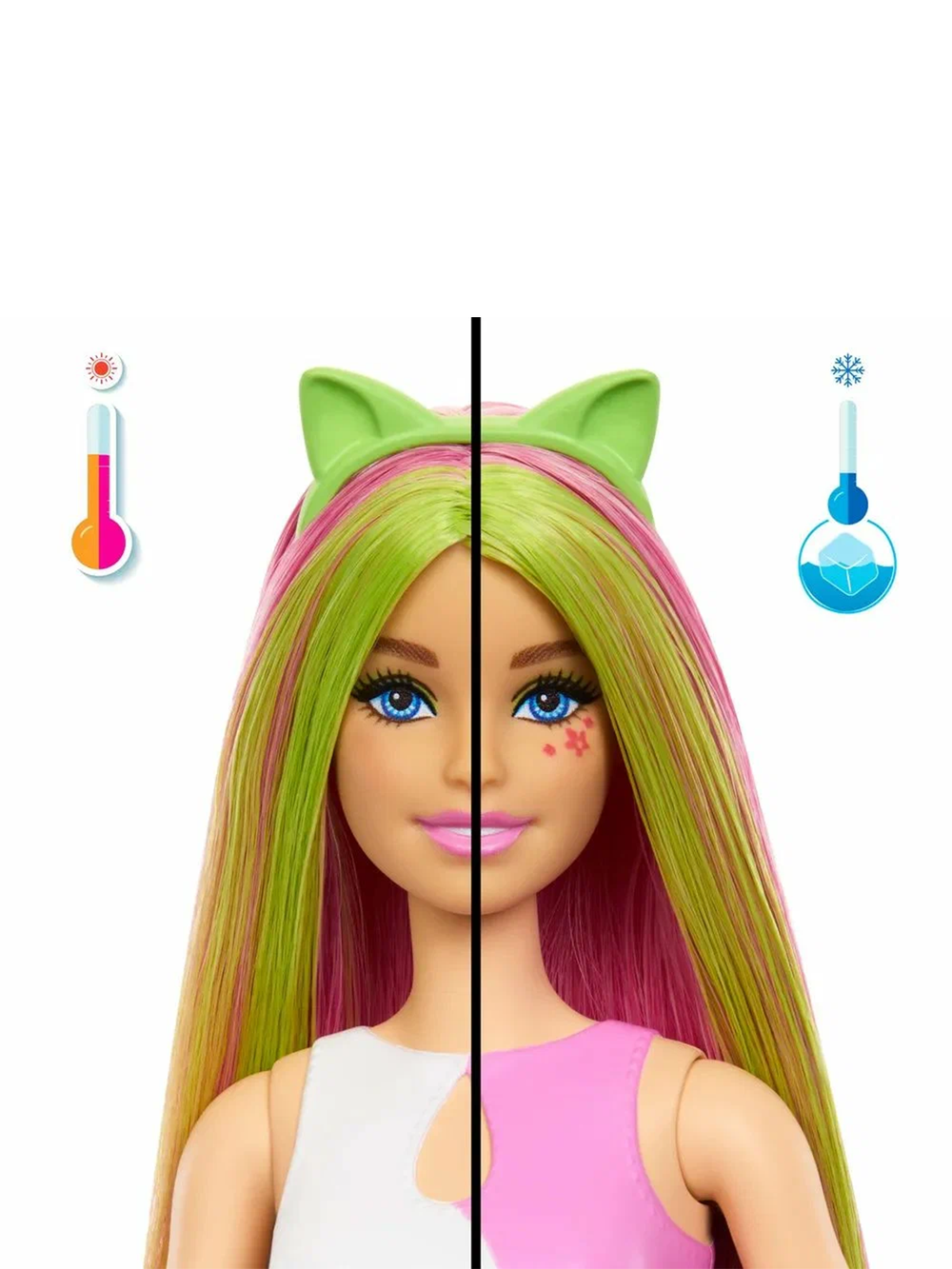 Кукла Барби Розовый кот JCN88 Pop Reveal Shake
