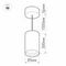 Подвесной светодиодный светильник Arlight SP-Polo-Hang-Long300-R85-15W Warm3000 027414