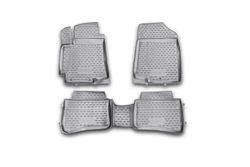 Коврики в салон для KIA Rio (III, IIIr), 2011-2017, 4 шт. (полиуретан) NLC.25.38.210H