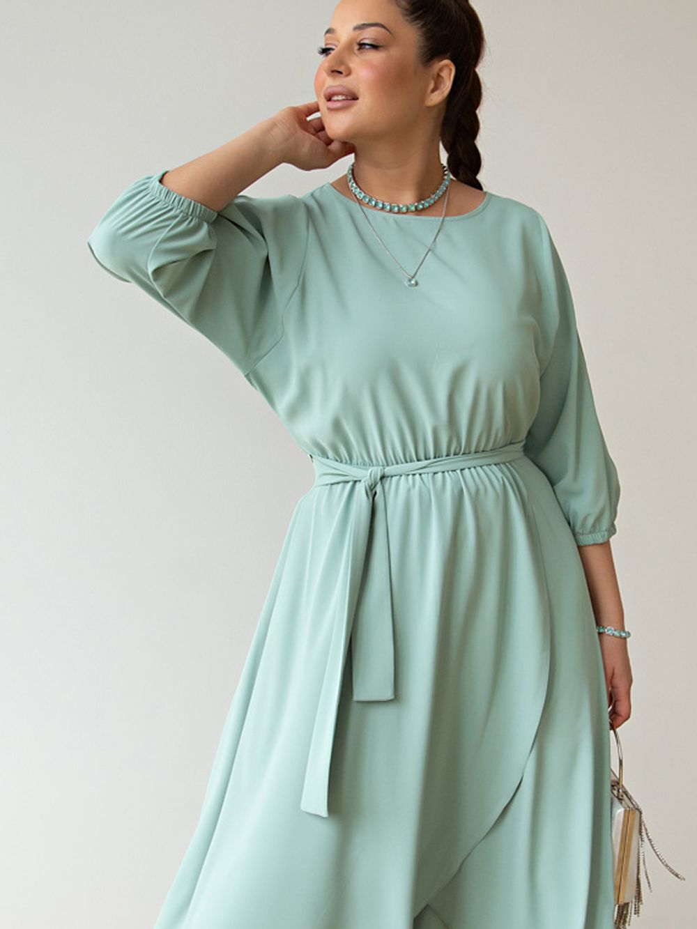 Платье Танго вдвоем (оливка) П15200-1М LT Collection