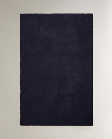 ZARA HOME ДЕТСКИЙ КАШЕМИРОВЫЙ ПЛЕД, СИНИЙ