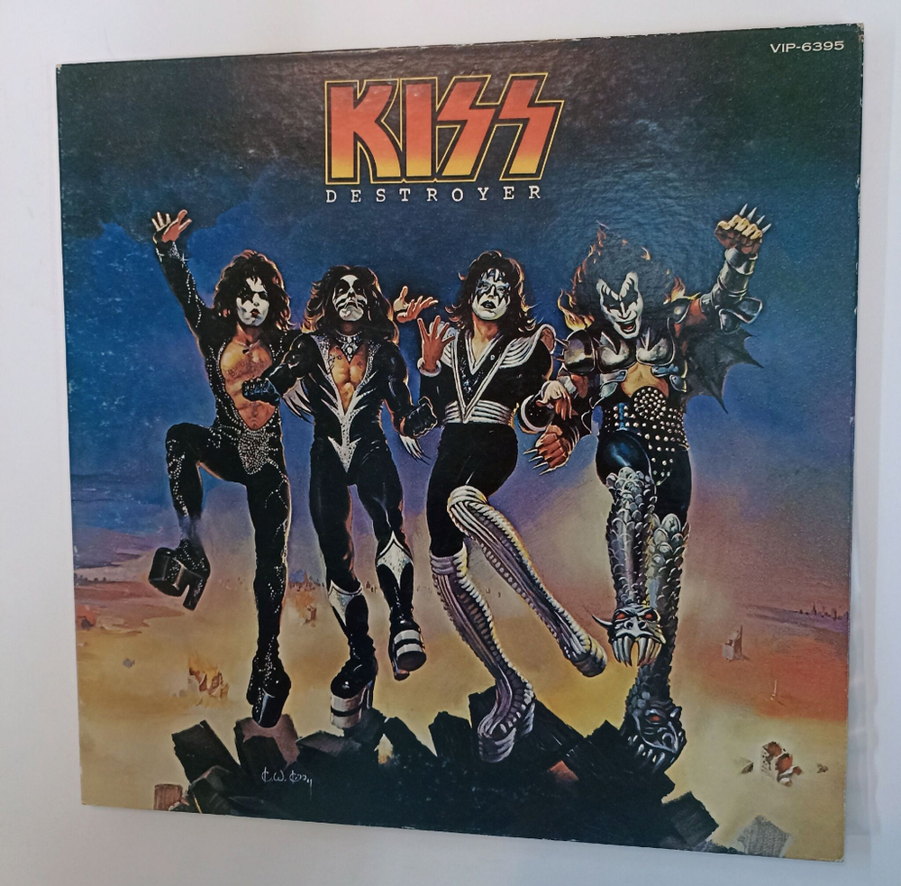 Винтажная виниловая пластинка LP Kiss Destroyer (Japan 1976) (No Obi)