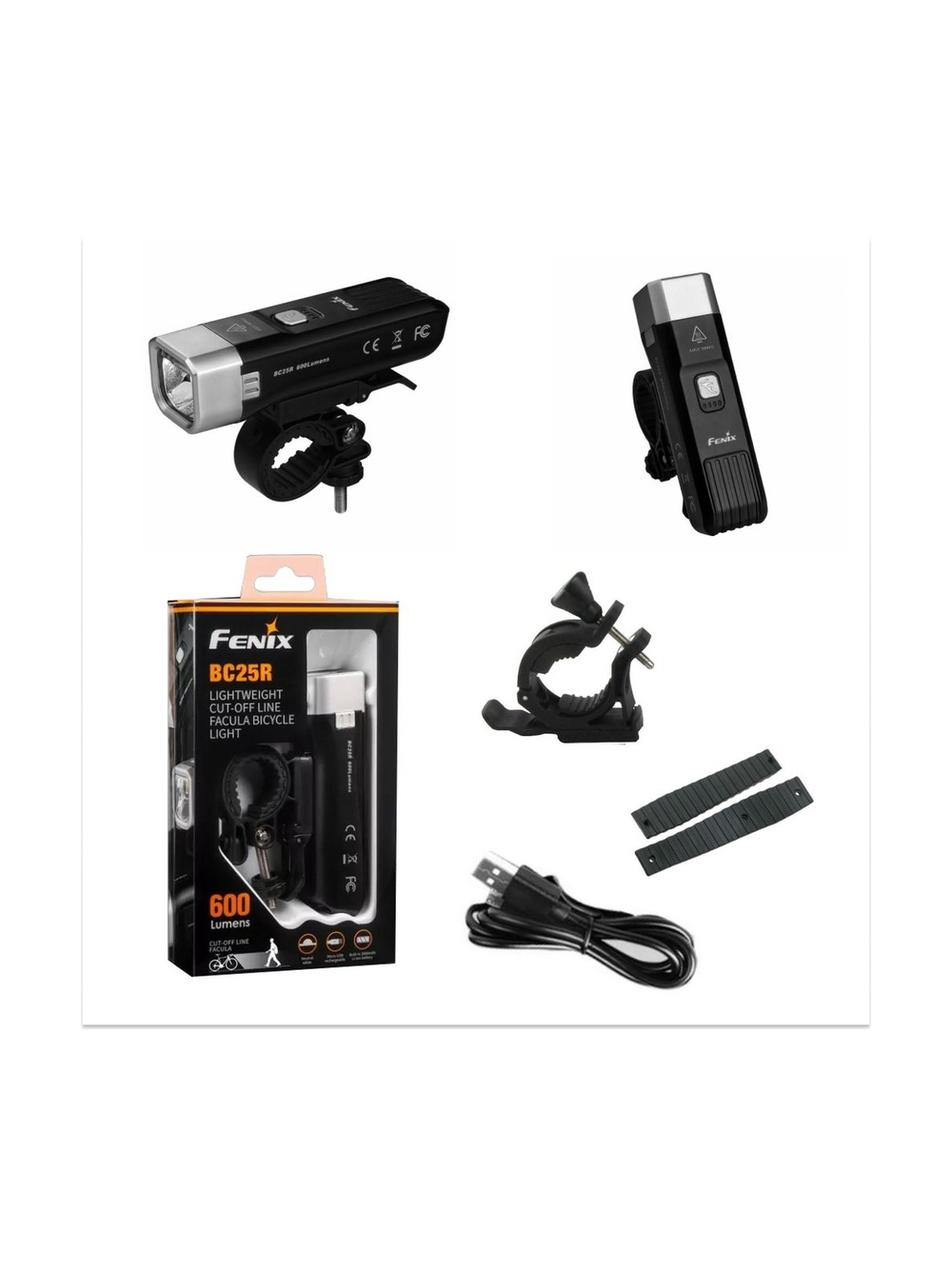 Фонарь Fenix велосипедный BC25R Cree XP-G3 600 люмен