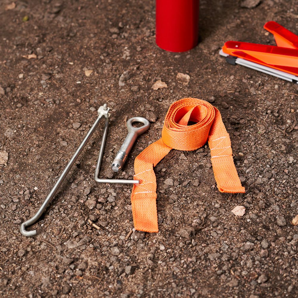 Трос буксировочный 2,5т, 5м, с двумя петлями REXANT