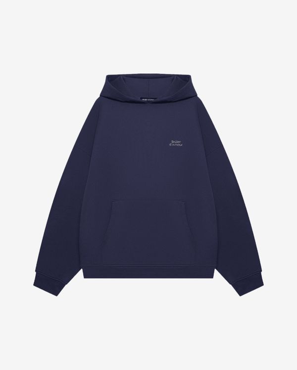 Худи Logo de base 04 темно-синее - фото 1