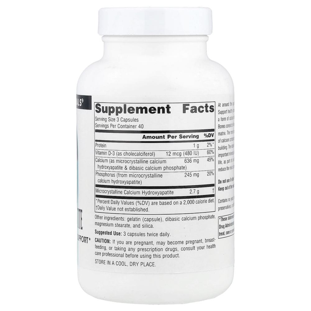 Source Naturals, Гидроксиапатит кальция, 120 капсул