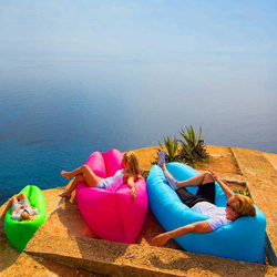 Надувной лежак Аэродиван красный