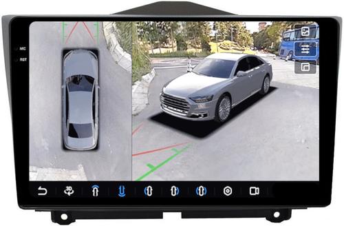 Магнитола для Lada Granta 2018+ - FarCar BX1206M-360 монитор 9.5" 2K QLED на Android 13, Быстрая, CarPlay, 4G SIM-слот, 4 камеры в комплекте