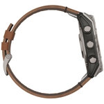 Garmin Fenix 8 51mm Amoled Sapphire Carbon Grey + Кожаный браслет
