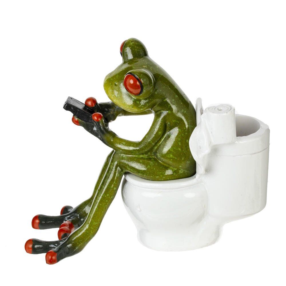 GAEM Фигурка декоративная "Лягушка", L12,5 W7 H10,5 см
