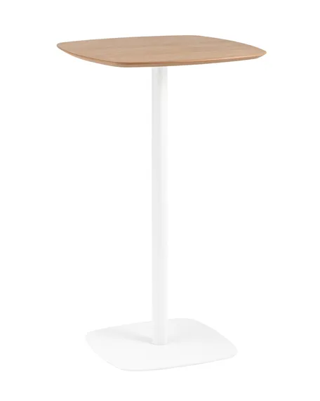 Барный стол Studio, 60х60х103 см, светлое дерево/белый