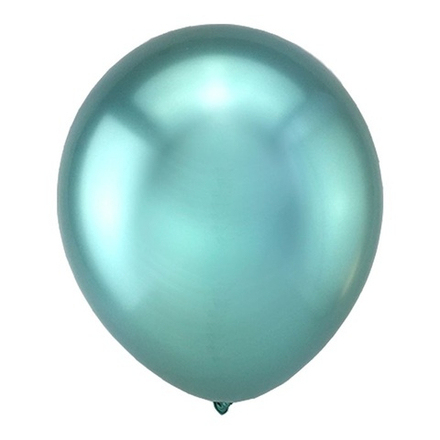 Воздушные шары Веселуха, хром зелёный, 50 шт. размер 12" #8140142