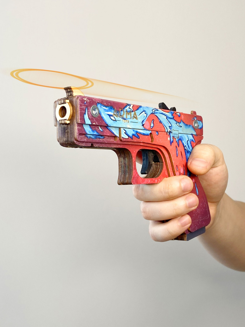 Резинкострел пистолет Глок (Glock) Дух воды