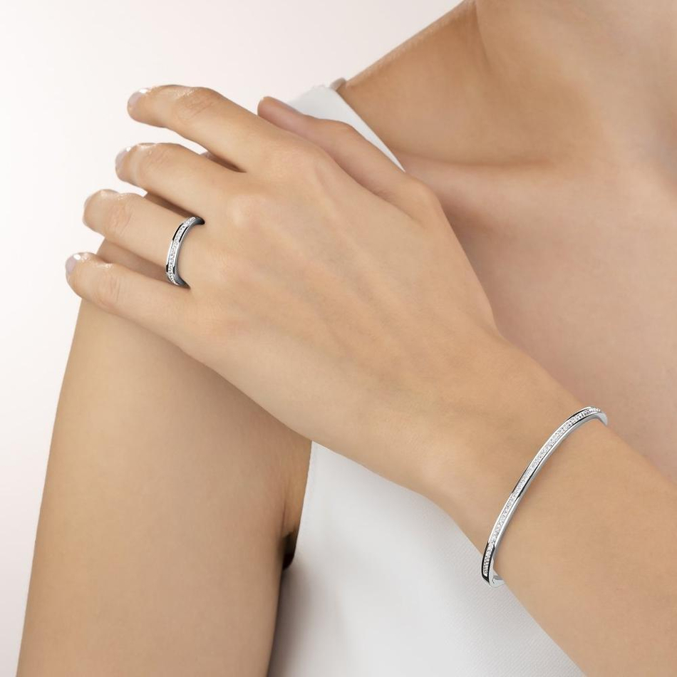 Браслет Coeur de Lion Crystal-Silver 0129/33-1817 цвет серебряный