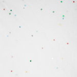 Тишью "Радужная крошка", белая, 500*680мм