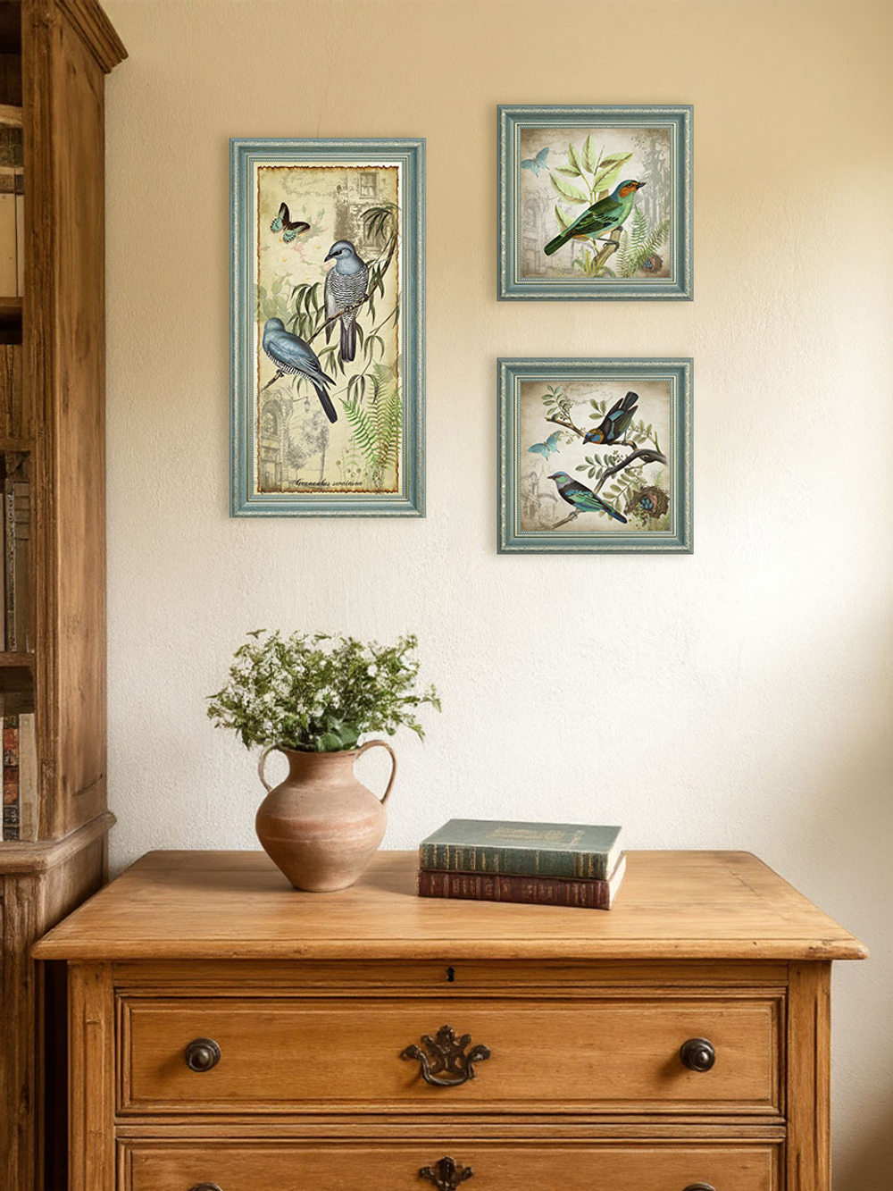 Картина на стену для интерьера на холсте в раме 25*25 см