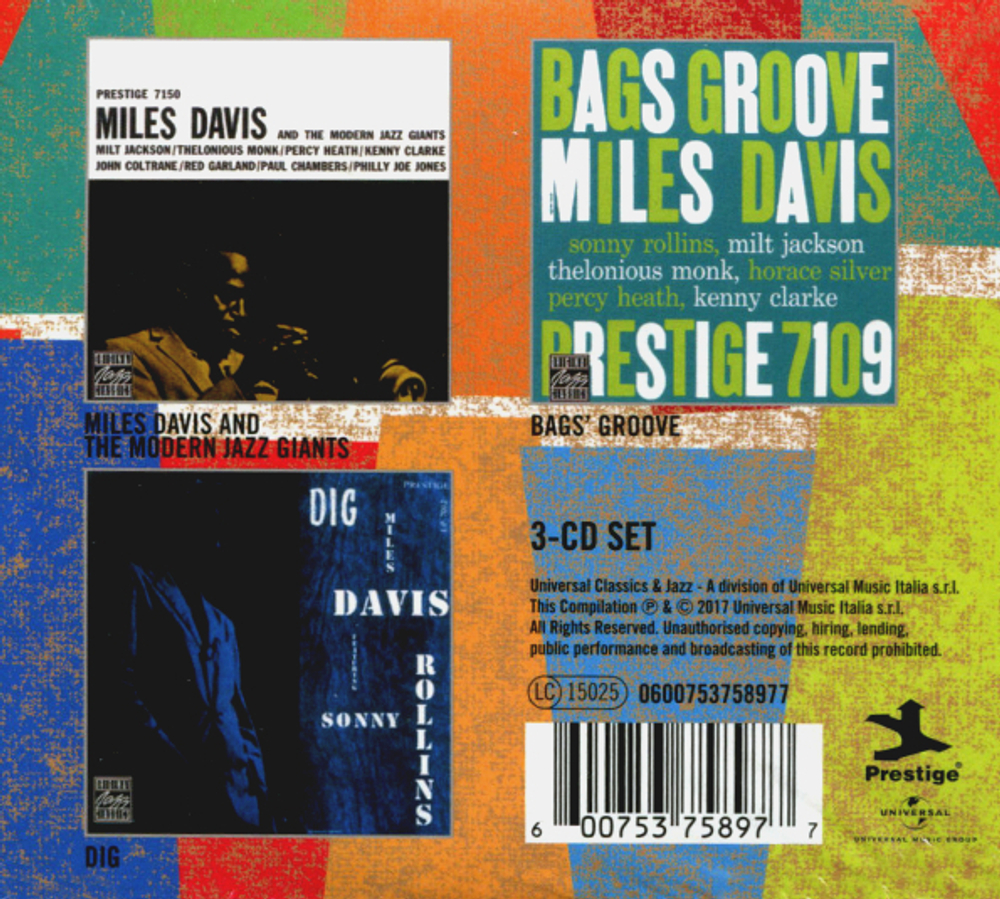 Miles Davis / 3 Essential Albums (3CD)
