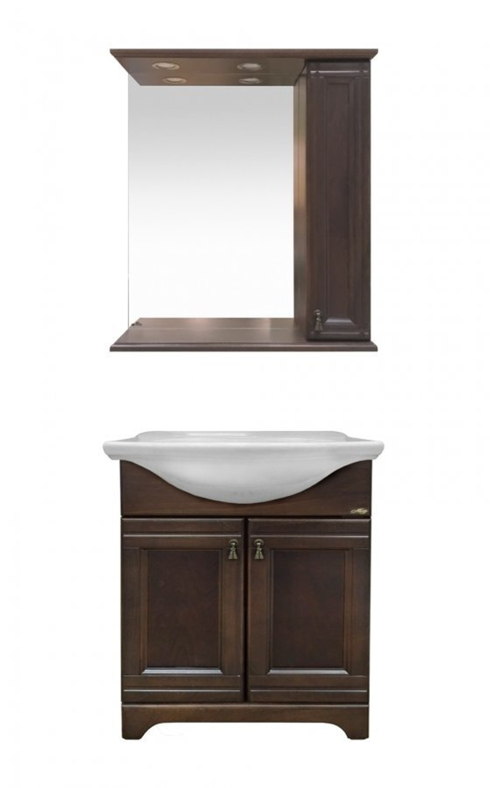 Тумба MISTY Рим - 75 Тумба напольная с умывальником