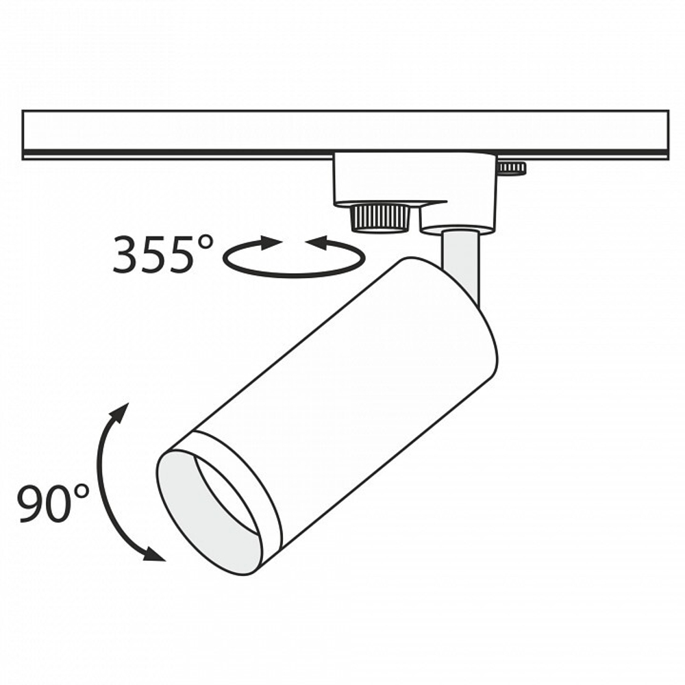 Трековый светильник Maytoni Technical TR004-1-GU10-W