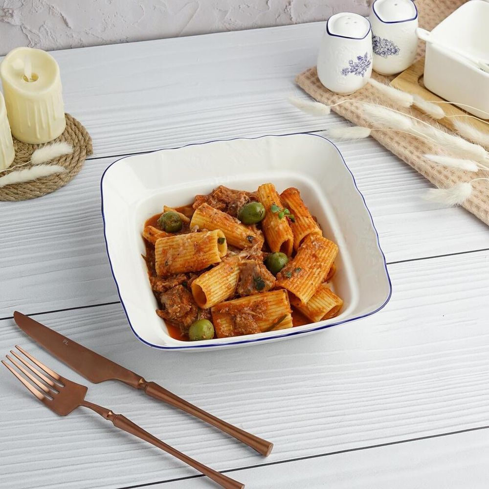 Салатник 800 мл 20*20 см h5,2 см квадратный Sea Flower P.L. Proff Cuisine [6]