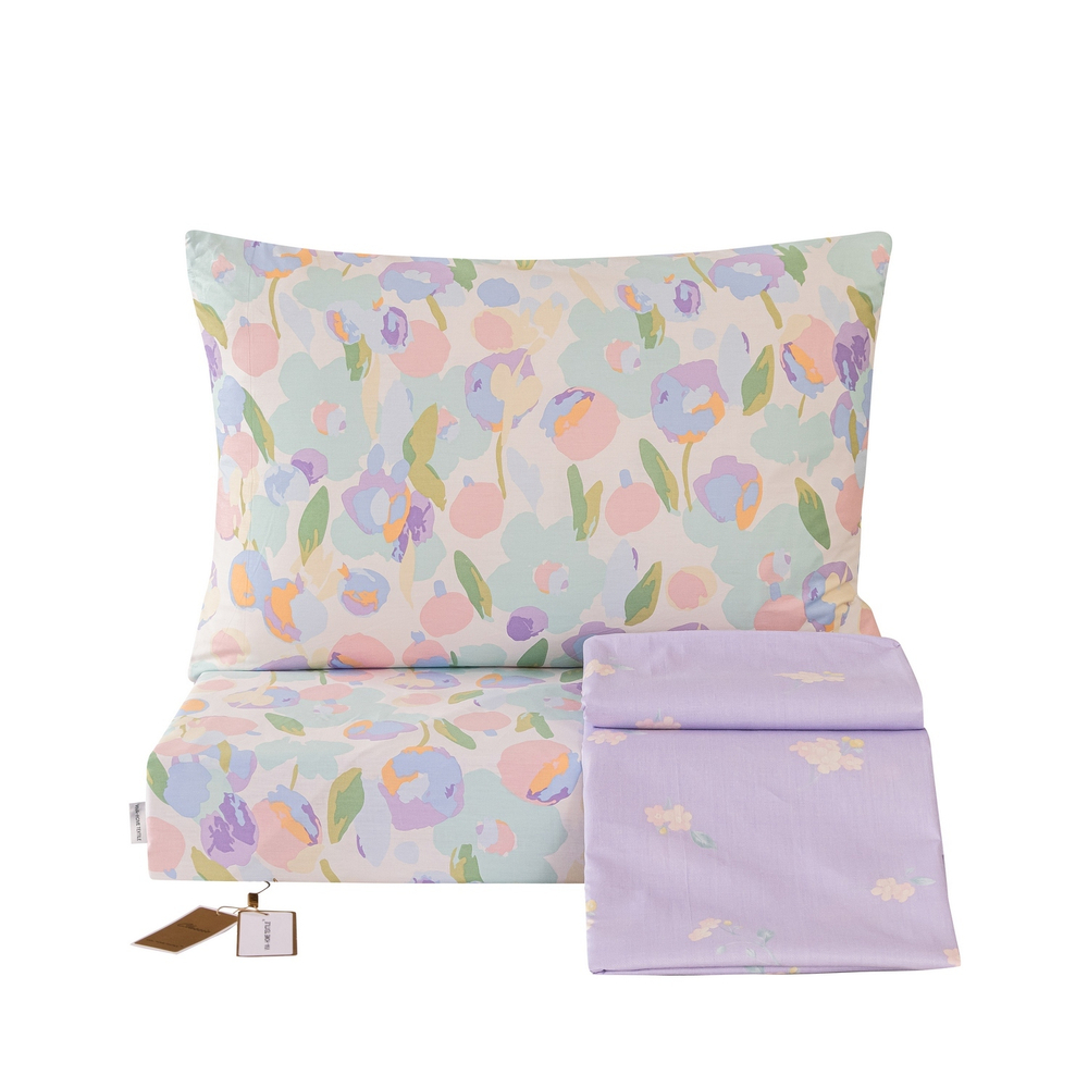 Комплект постельного белья Люкс Сатин 100% хлопок на резинке AR315