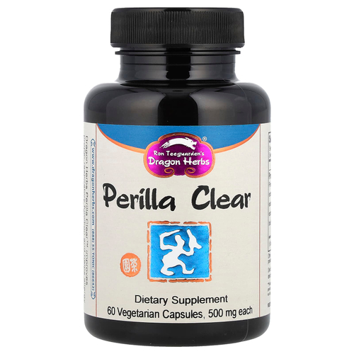 Dragon Herbs, Perilla Clear, 500 мг, 60 вегетарианских капсул