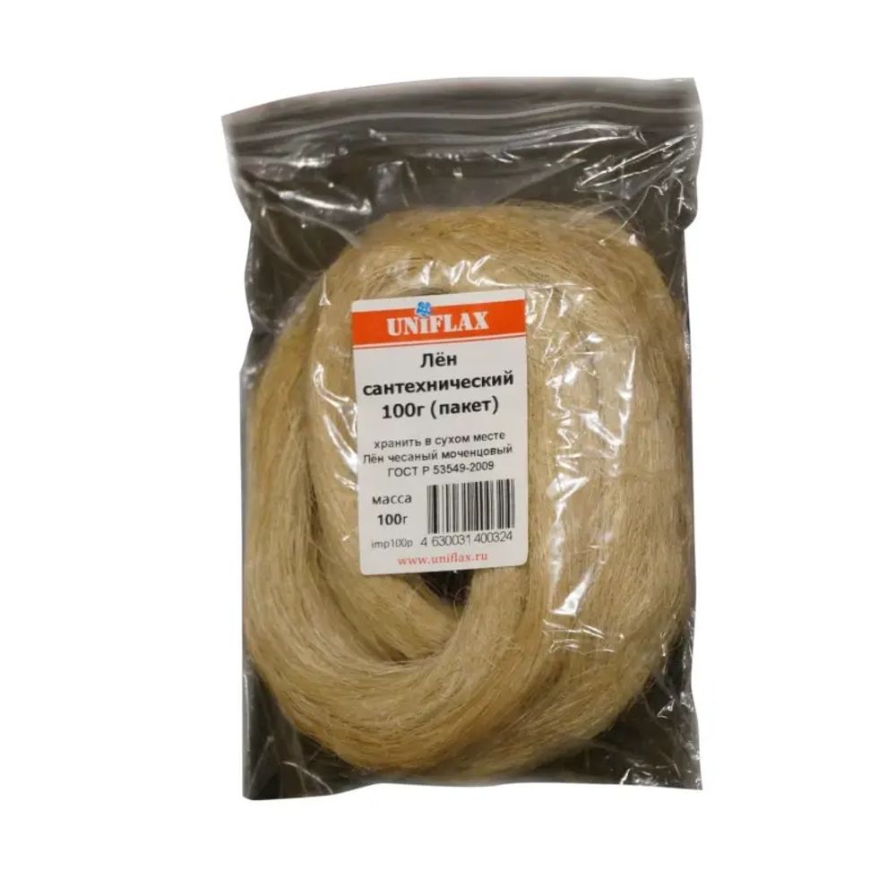 Лен сантехнический 100г. UNIFLAX