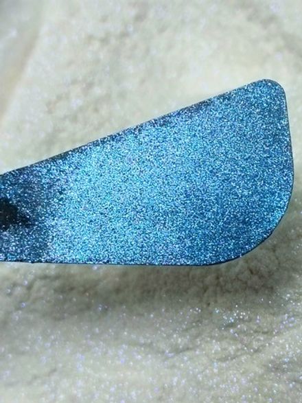 Премиум 9054 Сине-голубой мерцающий - перламутровый сухой краситель