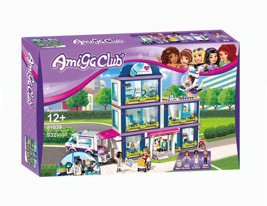 Конструктор Френдс «Клиника Хартлейк Сити» 932 детали , арт. 81039
