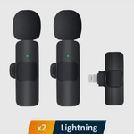 Беспроводной микрофон петличка для телефона Type-C / Lightning "Wireless Microphone K9"