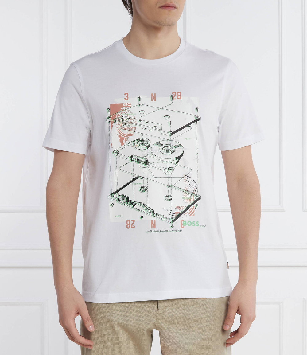 Футболка Te_Cassette BOSS ORANGE - белый(50516003)