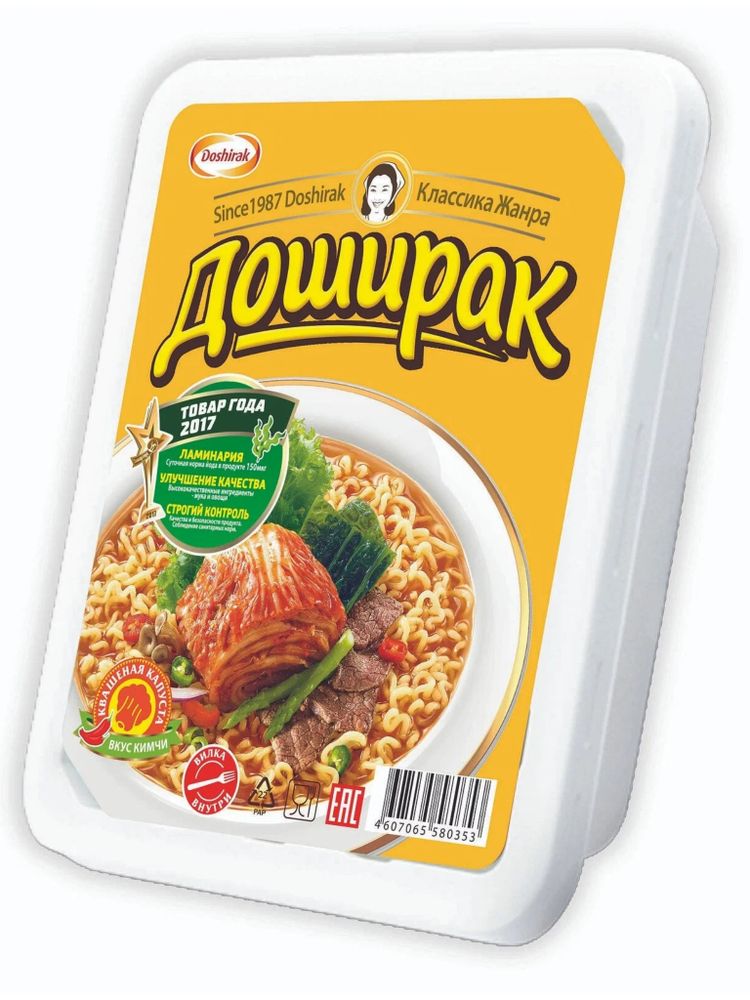 Лапша Доширак со вкусом кимчи 90 г