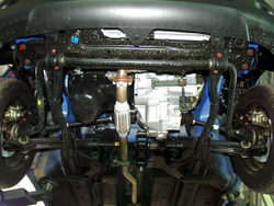 Защита картера и КПП (сталь 2 мм) для Ravon R2 2016-2020 (V - все), Chevrolet Spark M300 2010-2015, 2015- (V - все) Alfeco.ALF0314st