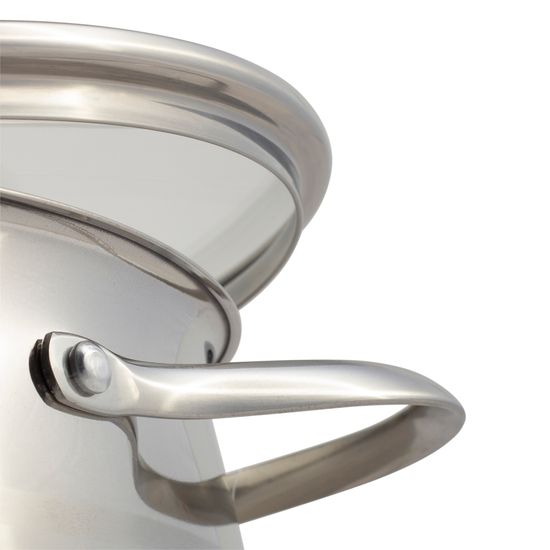 Набор кастрюль 6 предметов из нержавеющей стали Kamille KM-5911 (2,1 л; 3,7 л; 6,1 л.)