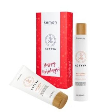 Kemon Подарочный набор "Для непослушных волос": Шампунь (250 мл)+Маска (200 мл) Actyva Disciplina Velian
