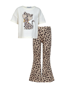 02-155-2 Комплект для девочки (футболка+ брюки)