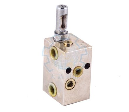 2SSPQ-L2 - Питатель для двухлинейных систем смазки с рабочим давлением 200 бар, количество выходов 2, максимальная доза 1,2 мл/цикл, с регулятором и индикатором